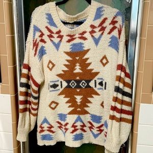 So cozy cabin sweater!